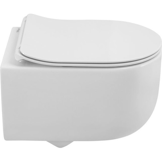 Инсталляция с подвесным унитазом комплект: Grohe Rapid SL 38772001+38732GL0 с подвесным безободковым унитазом BelBagno Soft-Tor BB084CH-TOR/SC сиденье микролифт, крепление, кнопка смыва золото глянцевое, Цвет производителя: золото глянцевое - фото 5