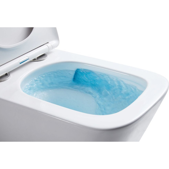 Инсталляция с подвесным унитазом комплект: Alcaplast AM101/1120-3:1 RU M70-0001 с подвесным безободковым унитазом Azario Teramo AZ-0052-UQ сиденье микролифт, крепление, кнопка смыва белый - фото 9