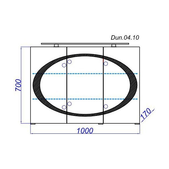 Зеркало-шкаф Aqwella Clarberg Dune 100 см DUN0410 - фото 4