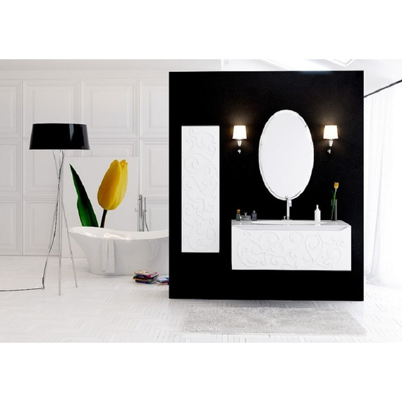 Тумба подвесная с раковиной Aqwella Clarberg Elegance 120 см EL0112 - фото 3