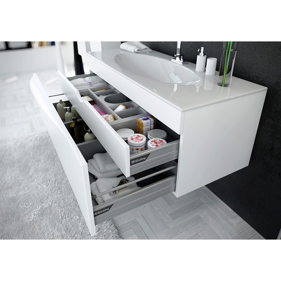 Тумба подвесная с раковиной Aqwella Clarberg Papyrus 120 см PAP0112E - фото 9