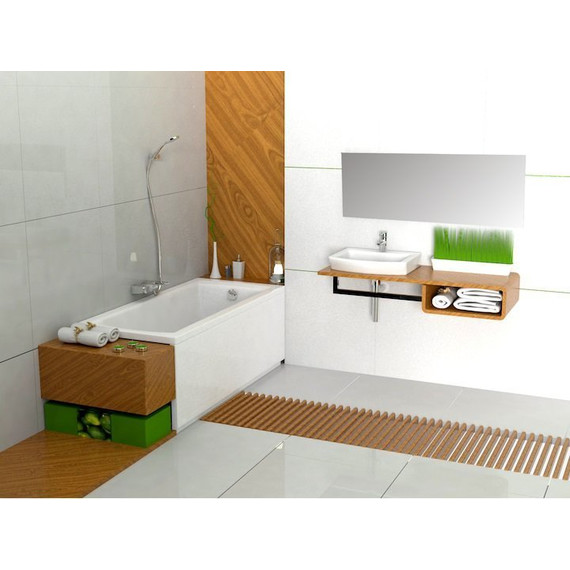 Ванна акриловая Roca Line 170x70 см ZRU9302924, Размер - мм: 1700х700 - фото 4