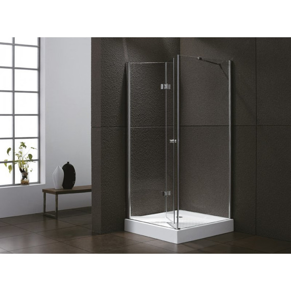 Душевое ограждение Cezares 90х90 см ELENA-W-AS-1-90-C-Cr, хром/прозрачное - фото 2