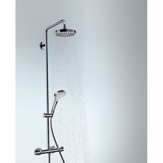 Душевая стойка Hansgrohe Croma Select S 180 2jet Showerpipe 27253400, белый/хром - фото 2
