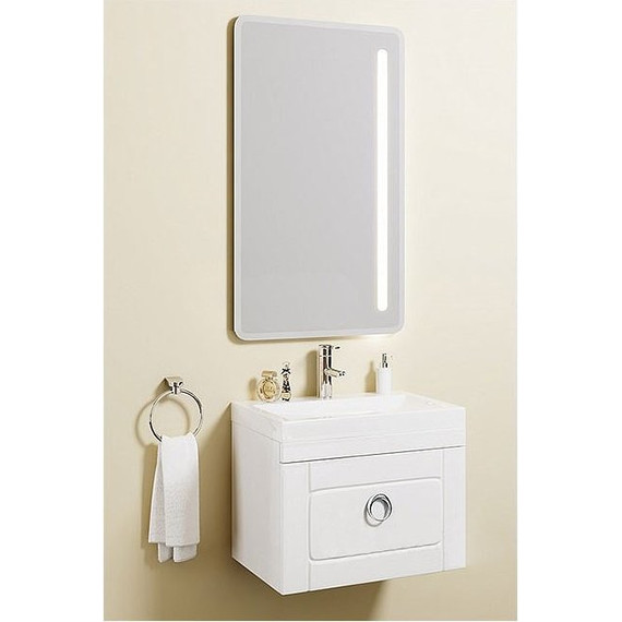 Тумба подвесная с раковиной Aqwella Infinity 60 см Inf.01.06/001 - фото 2