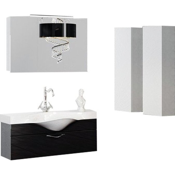 Зеркало-шкаф Aqwella Broadway 110 см Brw.04.10 - фото 3