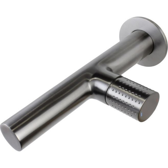 Смеситель для раковины настенный Bronze de Luxe Liberty 301GG, графит, Цвет производителя: оружейная сталь - фото 