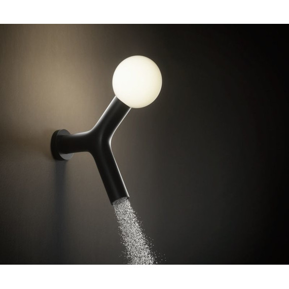 Верхний душ Bronze de Luxe Liberty 50x50 мм 501B-L, чёрный матовый - фото 7