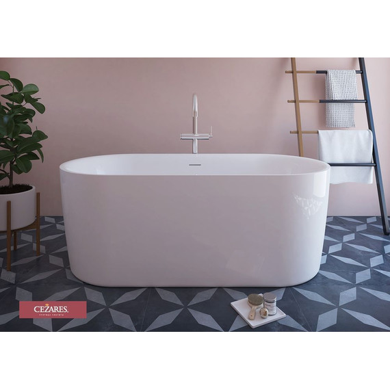 Ванна отдельностоящая Cezares Metauro 180x80 см METAURO-INT-Central-180-80-60, белый глянцевый - фото 2