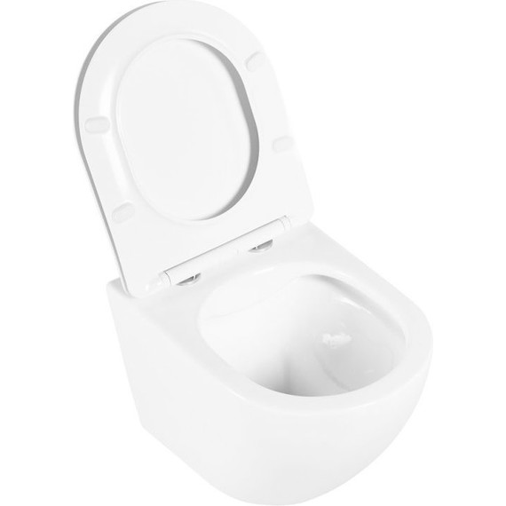 Инсталляция с подвесным унитазом комплект: Grohe Solido 38811KF0 с подвесным безободковым унитазом BelBagno Uno BB3105CHR/SC сиденье микролифт, крепление, кнопка смыва чёрная матовая, Цвет производителя: чёрный матовый - фото 5