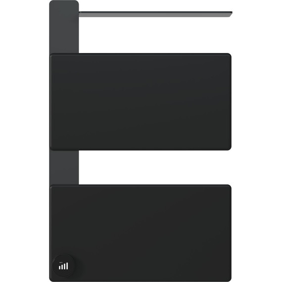 Первый в мире интеллектуальный полотенцесушитель Dagen Best 430x665 мм BE1B (скрытое подключение) чёрный матовый - фото 