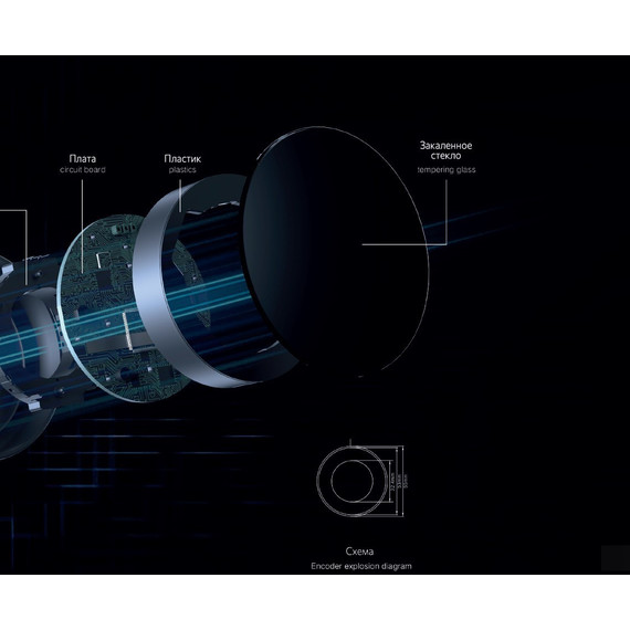 Первый в мире интеллектуальный полотенцесушитель Dagen Best 430x455 мм BCSEl (скрытое подключение) лазурь - фото 6