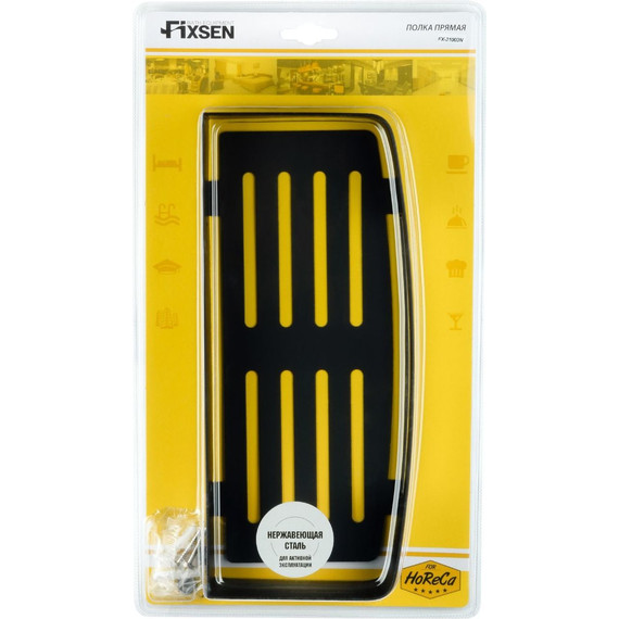 Полочка Fixsen Hotel FX-31003N, цвет чёрный - фото 2