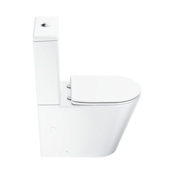 Унитаз-компакт Ravak Elegant RimOff Combi X01872 с тонкой крышкой микролифт - фото 4