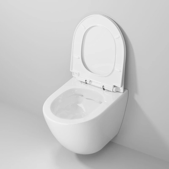 Инсталляция с подвесным унитазом комплект: Grohe Rapid SL 38772001 с подвесным безободковым унитазом Niagara Vista NG-9301 сиденье микролифт, крепление, кнопка смыва хром - фото 13