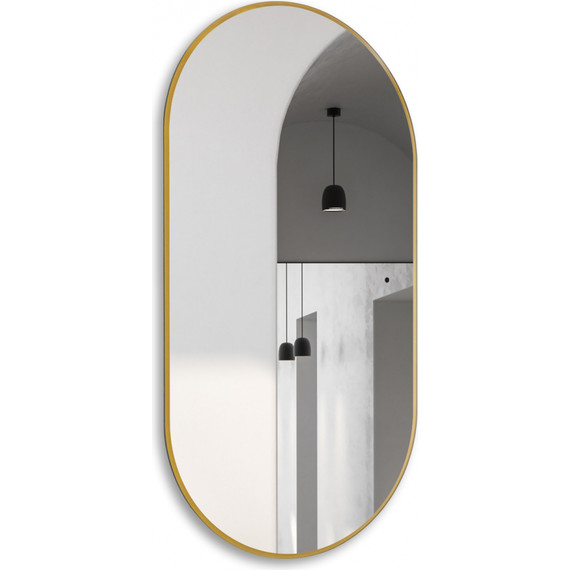 Зеркало Abber Kontur 55 см AG6304SCG, золото - фото 