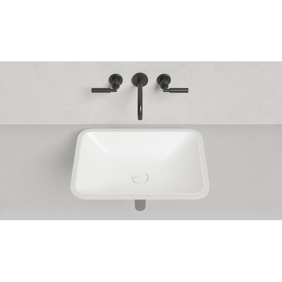 Раковина врезная под столешницу Salini Marea 06 55 см 1802206M (S-Stone) матовая - фото 5