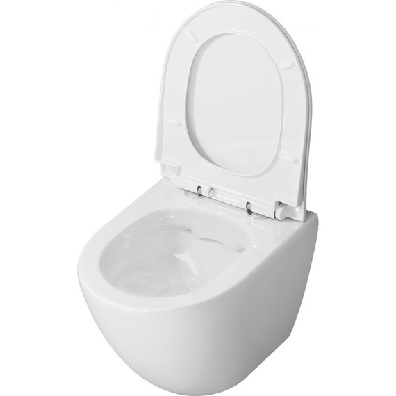 Инсталляция с подвесным унитазом комплект: BelBagno BB026/BB050CR.MAT с подвесным безободковым унитазом Niagara Vista NG-9301 сиденье микролифт, крепление, кнопка смыва хром матовый - фото 17