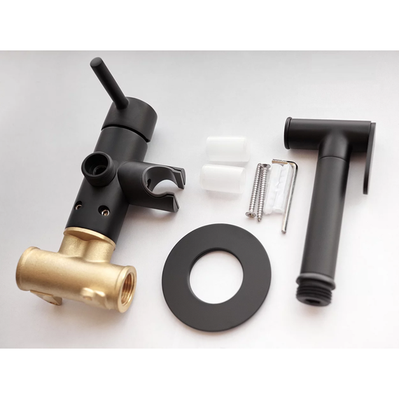 Гигиенический душ CeramaLux KRS/001, черный матовый, Цвет производителя: чёрный матовый - фото 4