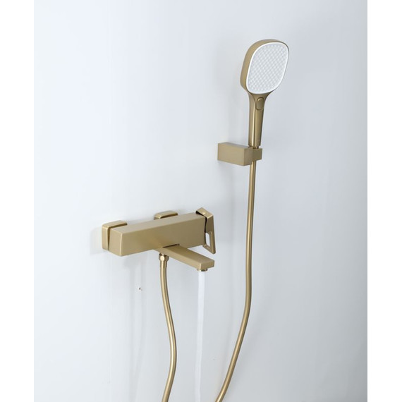 Смеситель для ванны Gerhans K13027Y, золотой сатин, Цвет производителя: золотой сатин - фото 2