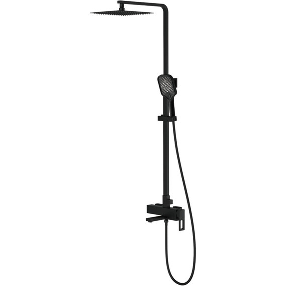 Душевая стойка Gerhans K19127B, чёрный - фото 