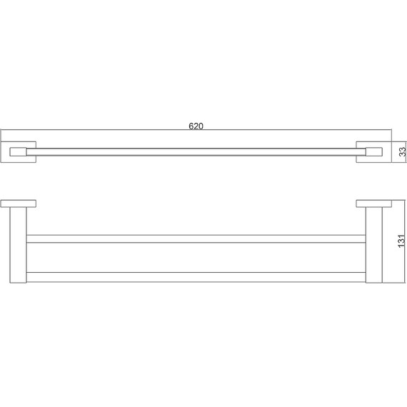 Полотенцедержатель Belz B90409, цвет вороненая сталь - фото 2