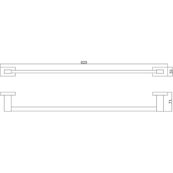 Полотенцедержатель Belz B90401, цвет вороненая сталь - фото 2