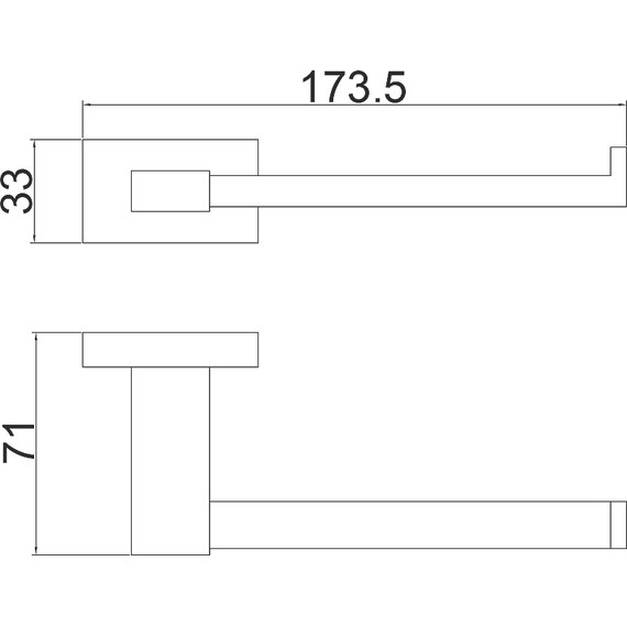 Держатель для туалетной бумаги Belz B90403-2, цвет вороненая сталь - фото 2