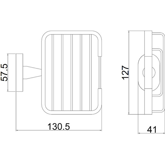 Мыльница Belz B90502-1, цвет вороненая сталь - фото 2