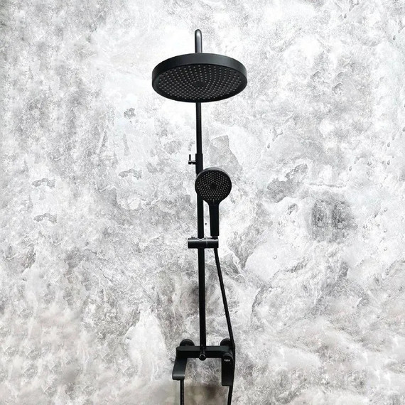 Душевая стойка Haiba HB24553-7, чёрный - фото 