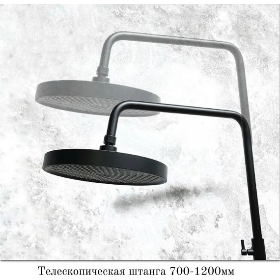 Душевая стойка Haiba HB24553-7, чёрный - фото 3