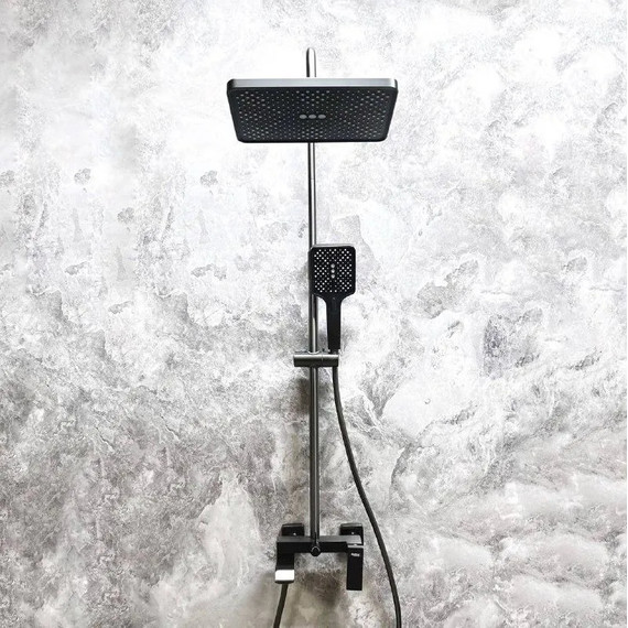 Душевая стойка Haiba HB24575-3, графит - фото 2