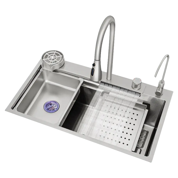Кухонная мойка Diadonna DS7545, сатин - фото 