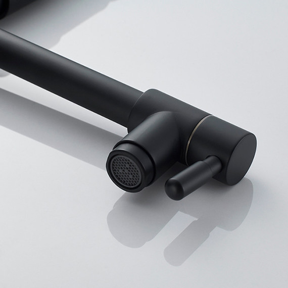 Смеситель для кухни Ledeme L4799B, чёрный - фото 7