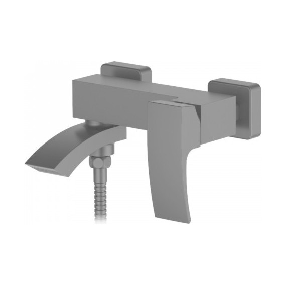 Смеситель для ванны Gerhans K13314D, оружейная сталь - фото 