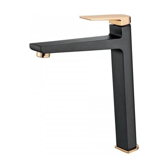 Смеситель для раковины высокий Ledeme L1191BR, бронза - фото 