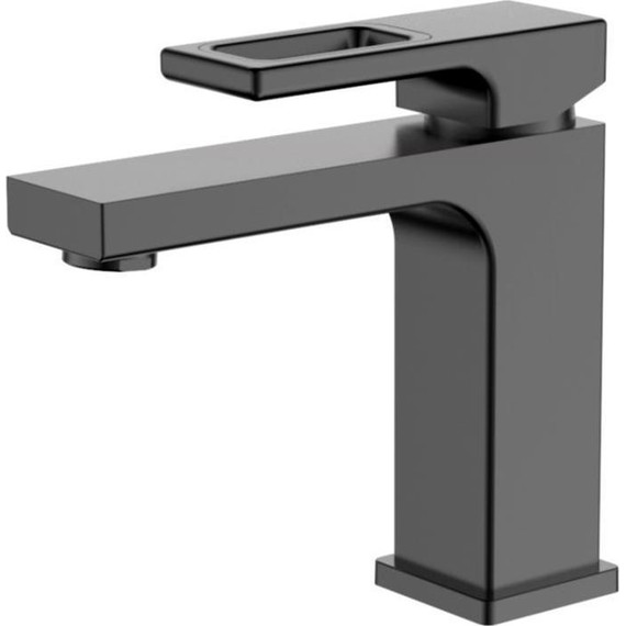 Смеситель для раковины Gerhans K11027D, оружейная сталь, Цвет производителя: оружейная сталь - фото 