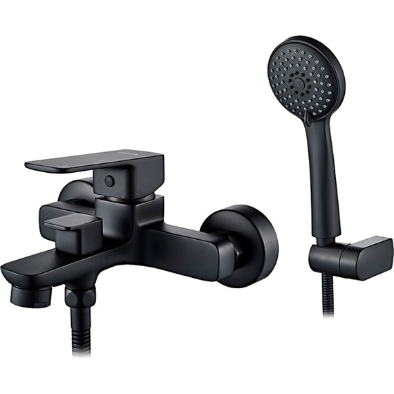 Смеситель для ванны Ledeme L3280B, чёрный - фото 