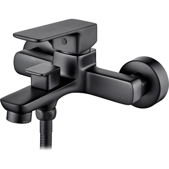 Смеситель для ванны Ledeme L3280B, чёрный - фото 2