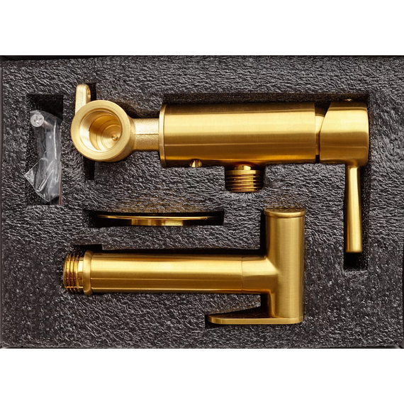 Гигиенический душ CeramaLux KRS/007, золото матовое, Цвет производителя: матовое золото - фото 2