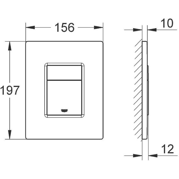 Инсталляция с подвесным унитазом комплект: Grohe Rapid SL 38772001+38732GN0 с подвесным безободковым унитазом Aquatek Европа AQ1901-00 сиденье микролифт, крепление, кнопка смыва золото матовое, Цвет производителя: золото матовое - фото 11