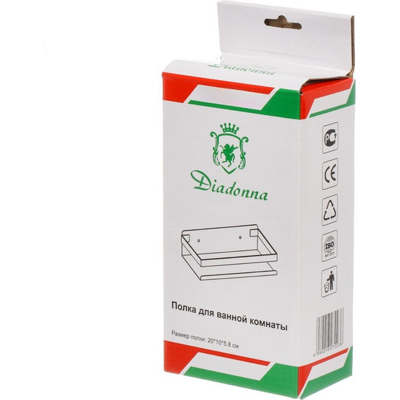 Полочка Diadonna D7201-20, цвет серебристый - фото 3