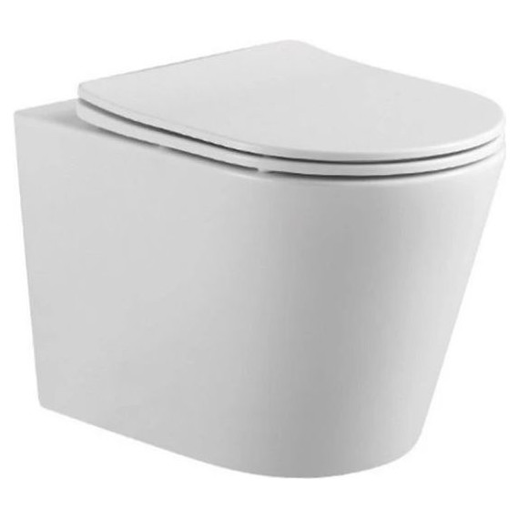 Инсталляция с подвесным унитазом комплект: Grohe Rapid SL 38772001+38732A00 с подвесным безободковым унитазом Aquatek Вега AQ1904-00 сиденье микролифт, крепление, кнопка смыва графит глянцевый, Цвет производителя: графит глянцевый - фото 3