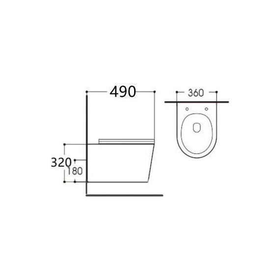Инсталляция с подвесным унитазом комплект: Grohe Rapid SL 38772001+38732WM0 с подвесным безободковым унитазом Aquatek Вега AQ1904-00 сиденье микролифт, крепление, кнопка смыва белый матовый, Цвет производителя: белый матовый - фото 15