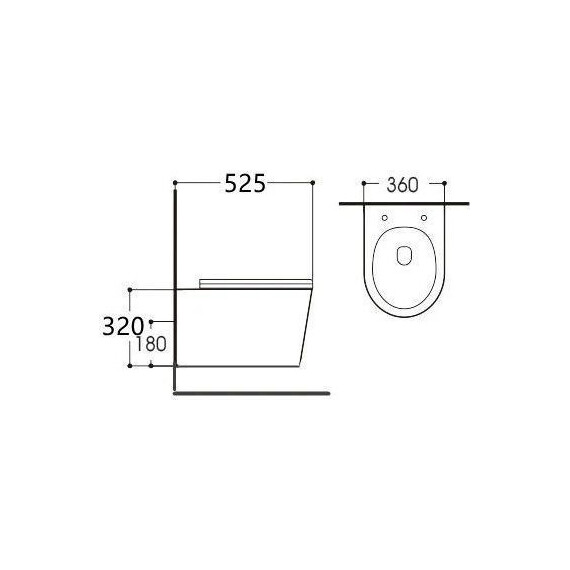 Инсталляция с подвесным унитазом комплект: Grohe Rapid SL 38772001+38732WM0 с подвесным безободковым унитазом Aquatek Вега AQ1905-00 сиденье микролифт, крепление, кнопка смыва белый матовый, Цвет производителя: белый матовый - фото 15