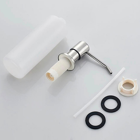 Дозатор для жидкого мыла Ledeme L405-1, цвет сатин - фото 5