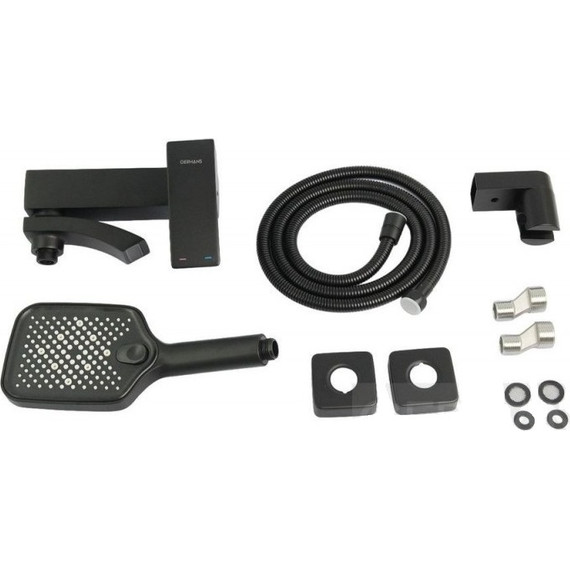 Смеситель для ванны Gerhans K13314B, чёрный, Цвет производителя: чёрный - фото 2