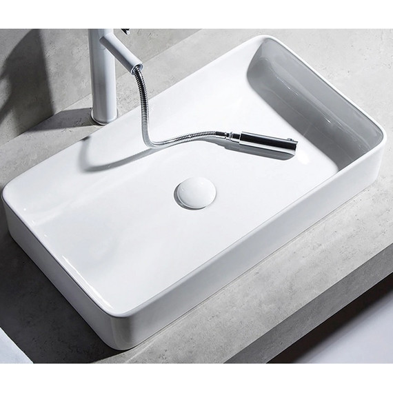 Донный клапан Ledeme L67W, белый - фото 2