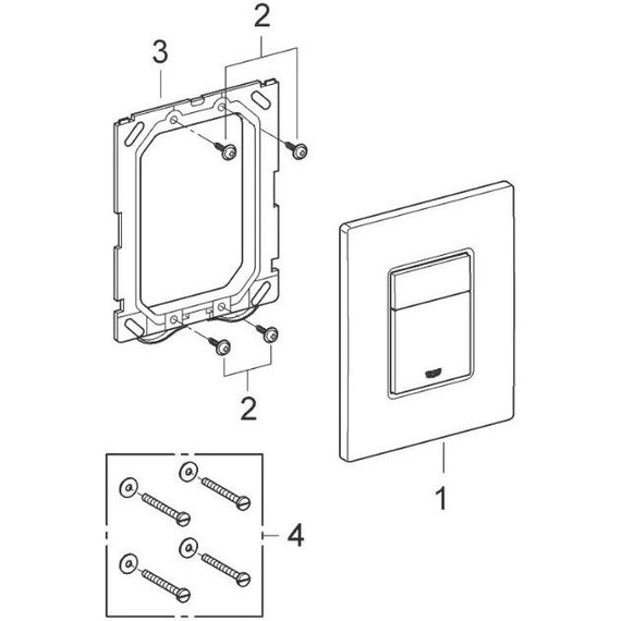 Инсталляция с подвесным унитазом комплект: Grohe Rapid SL 38772001+38732GN0 с подвесным безободковым унитазом-биде BelBagno Due BB3103CHR-BS/SC сиденье микролифт, крепление, кнопка смыва золото матовое, Цвет производителя: золото матовое - фото 22