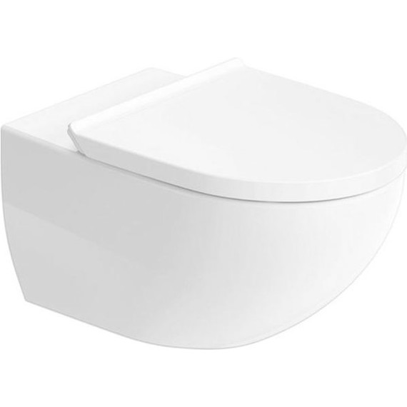 Унитаз подвесной Duravit Architec Rimless 45726900A1 с крышкой микролифт - фото 